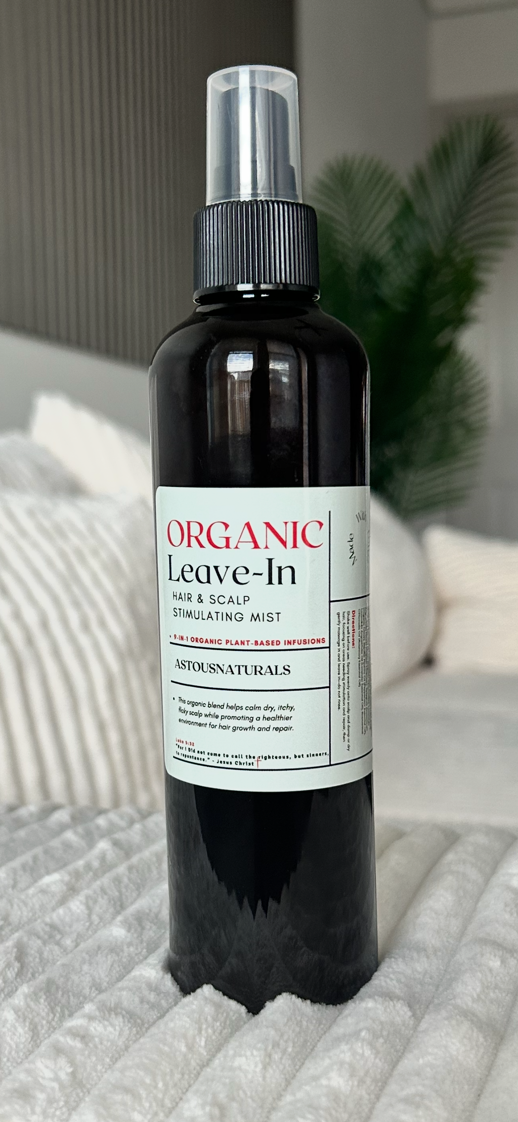 Organic Leave-In Hair & Scalp Stimulating Mist (9-In-1)