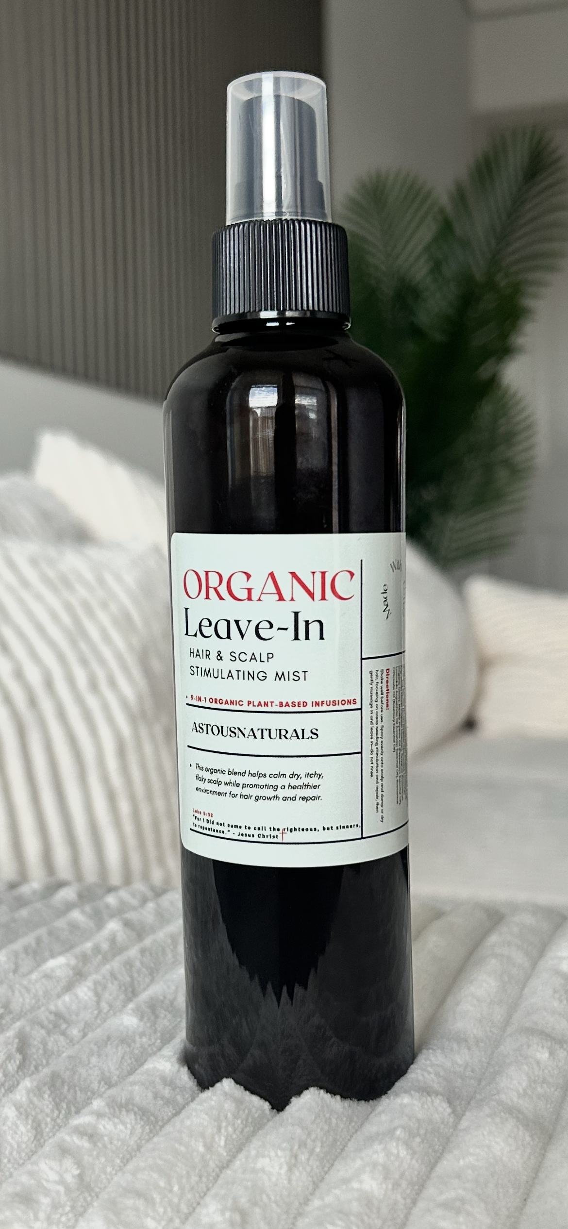 Organic Leave-In Hair & Scalp Stimulating Mist (9-In-1)
