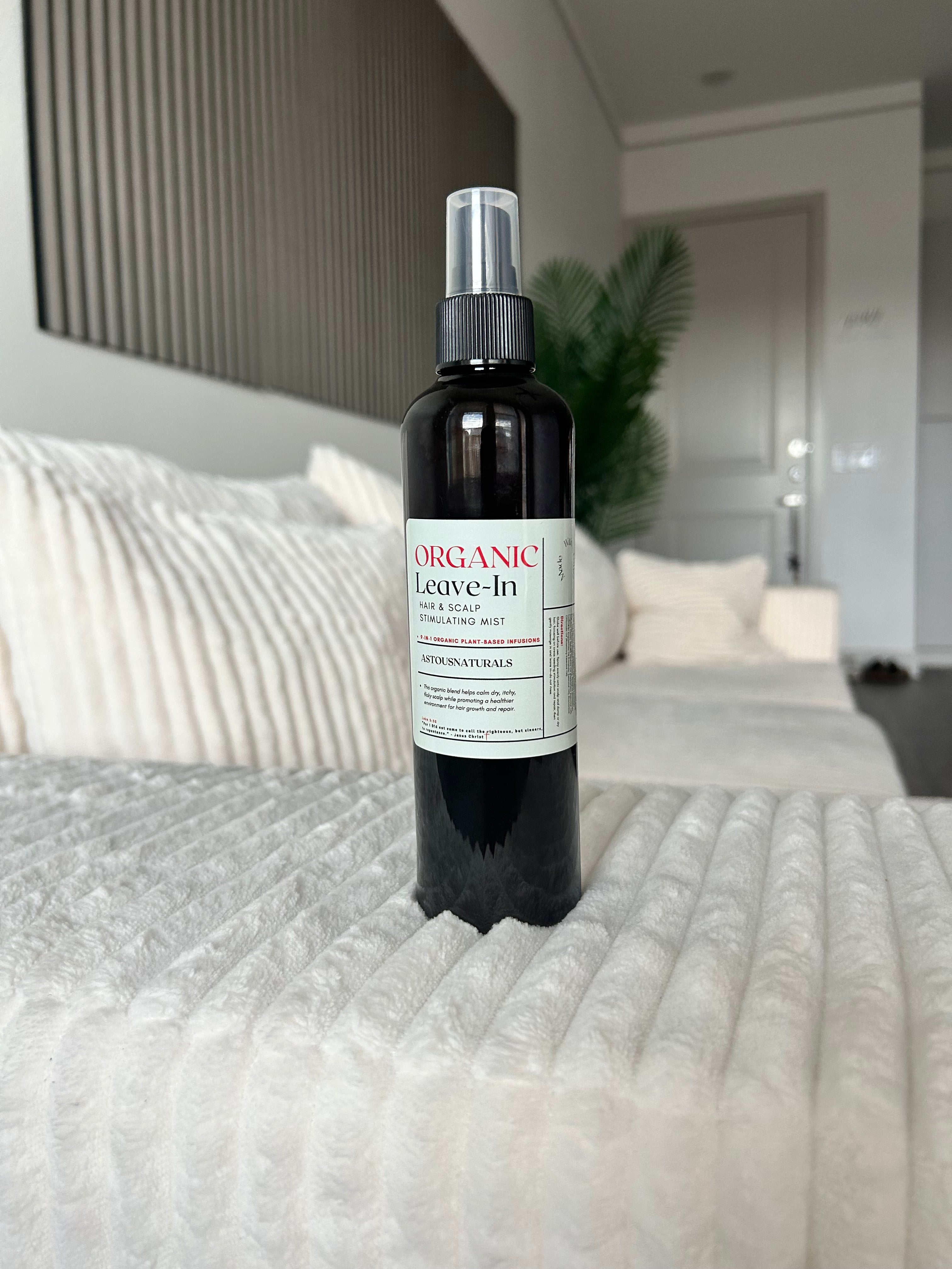 Organic Leave-In Hair & Scalp Stimulating Mist (9-In-1)
