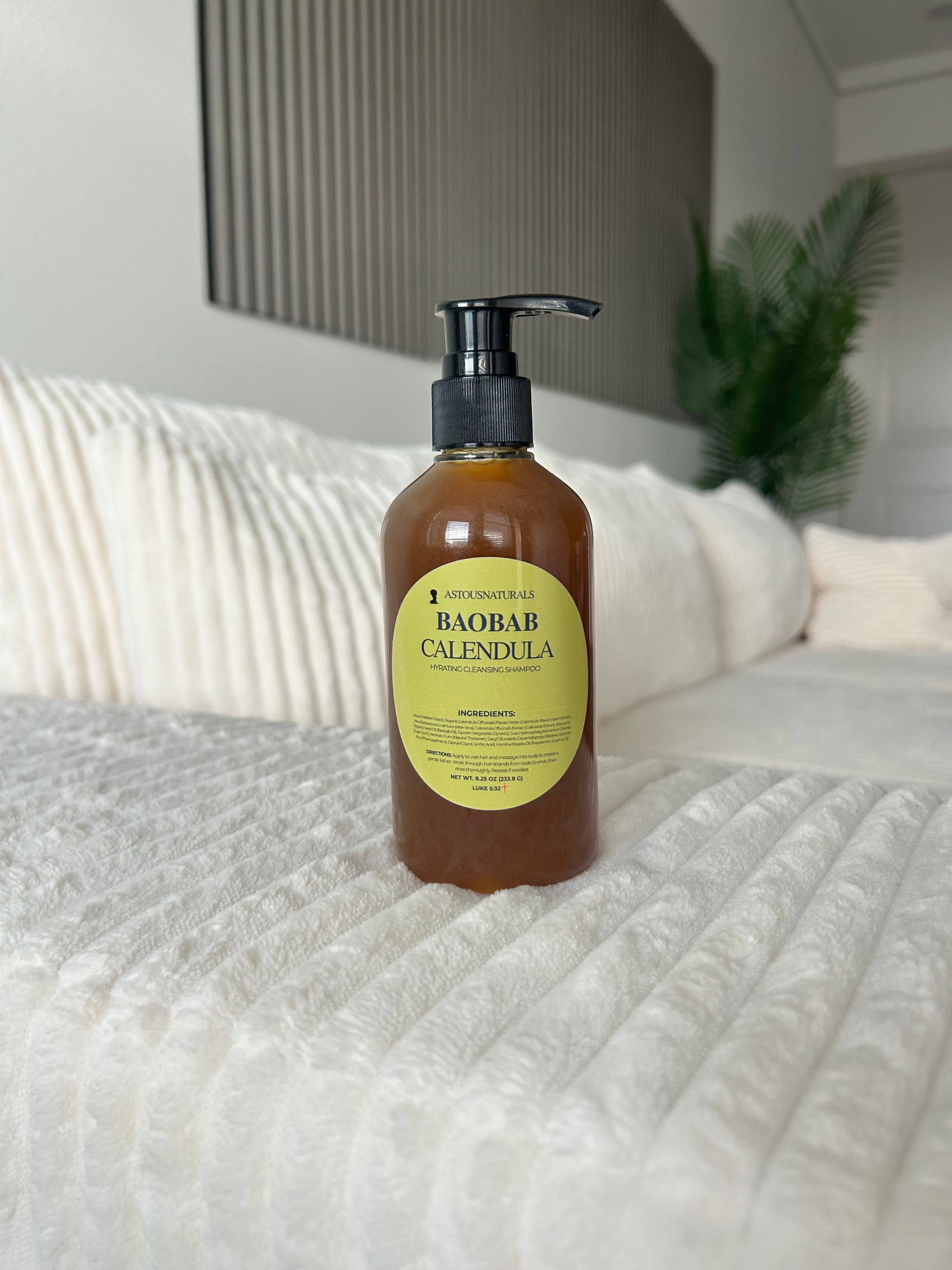 Baobab Calendula Hydrating Cleansing Shampoo